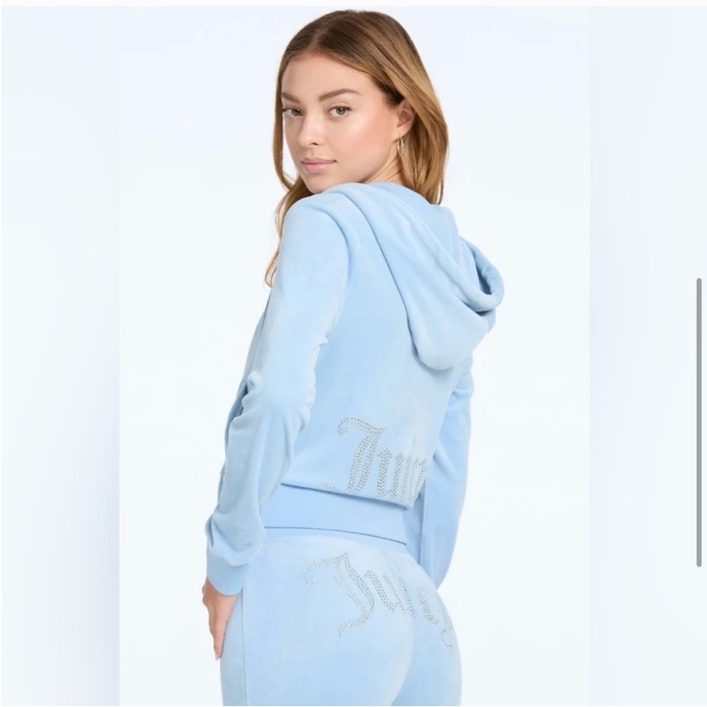 Juicy Couture Sky Blue Hoodie and Joggers Set